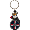 Keyring rubber puffin viking theme