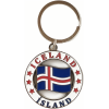 Keyring Icelandic flag